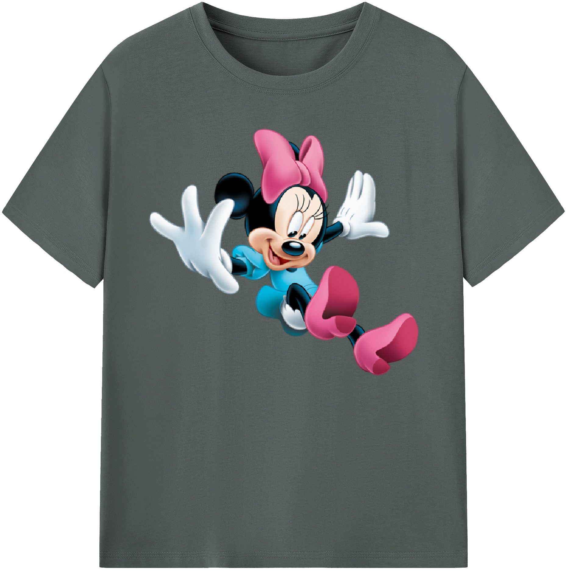 ミッキーマウス Mickey Mouse 綿100％ メンズ半袖Tシャツ｜肌触りやわらか＆通気性